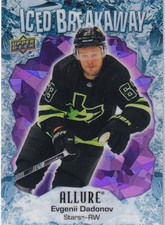 23/24 UD ALLURE EVGENII DADONOV ICED BREAKAWAY PURPLE PARALLEL /10 #15