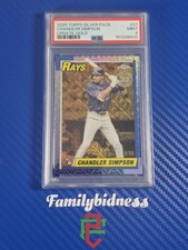 Chandler Simpson RC 2025 Topps Update Silver Pack 1990 Chrome Gold #13/50 PSA 9