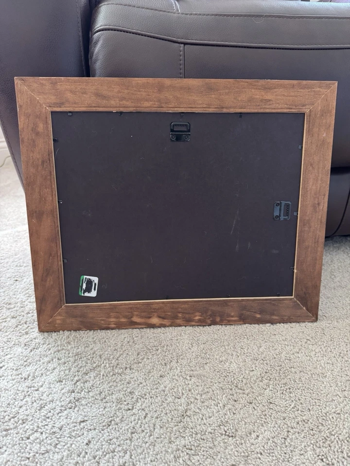 Hermosa impresión vintage de pintura de nieve de invierno de granja del medio oeste 9,5 x 6,5 en imagen Foto 2 de 2