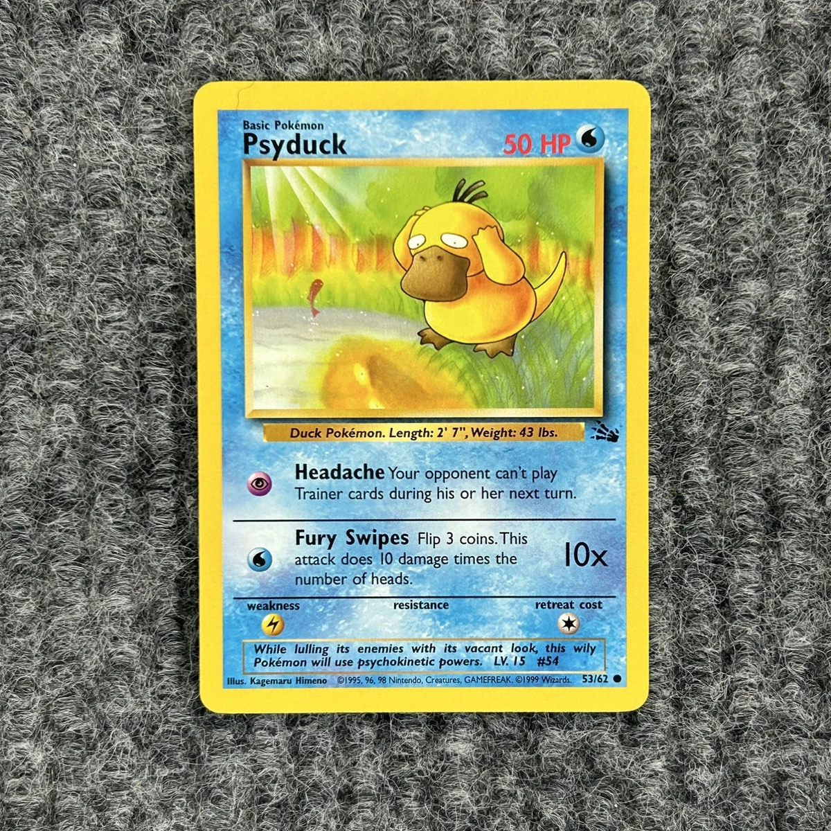 PSA10 ゴダック　スタートデッキ100 PSYDUCK-REV.FOIL 超希少】PSA10 コダック ミラー 世界121枚 スタートデッキ100 限定
