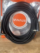 VANAUX 90 Degree RCA Cable Right Angle Subwoofer Digital Coaxial Braided Audio
