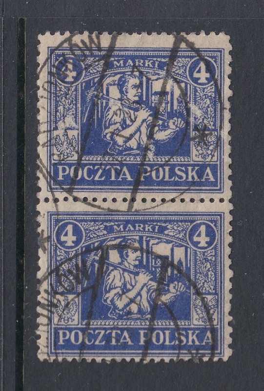 Poland #180 Pair with SON CANCEL (USED) Nice!