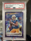 2020 Panini Donruss Optic Rated Rookies Justin Herbert #153 Purple Shock PSA 10