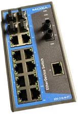 Moxa Technologies Co. EDS-305-M-ST-T optical fiber uplink ST industrial switch