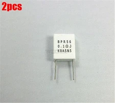 2Pcs 0.1R 100Mr 5W+/-10% Non-Inductive Resistor Ic New qk