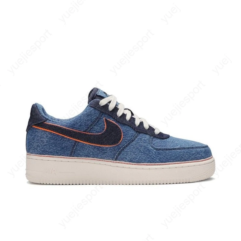 Las mejores ofertas en Nike Air Force 1 Premium Low Blue | eBay