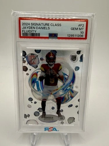 2024 Topps Signature Class Fluidity Jayden Daniels #F2 PSA 10 Gem Mint