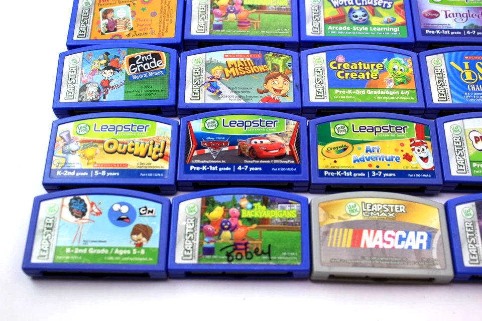 Lot of 30 Leapster LeapFrog Nascar Tangled Bratz Dora SpongeBob Cars & More - Image 3 of 4