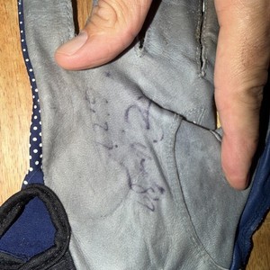 Steve Smith Sr Game NFL Worn Autograph Glove 