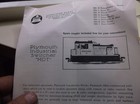 HO M D T Diesel Locomotive Switcher Union Pacific  720 A H M Original Box papers — photo 4