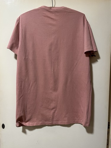 CEDAR WOOD STATE Men’s T-Shirt Slim Fit UK Size Large Pink Excellent Condition - Picture 2 of 5