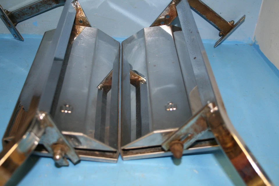 Espejos retrovisores vintage OEM International Harvester IH Truck Scout West Coast JR Foto 4 de 4