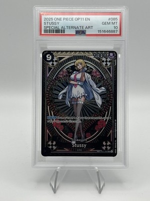 Psa 10 En Stussy (SP) OP07-085 A Fist of Divine Speed Foil | eBay