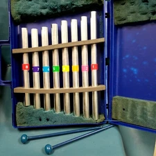 Chimalong Woodstock Toys Tubetunes Xylophone w Sticks in Travel Case