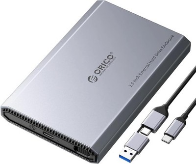 ORICO USB-C 2.5'' SSD Enclosure 10Gbps 6Gbps Aluminum Tool-Free HDD Case up to6TB