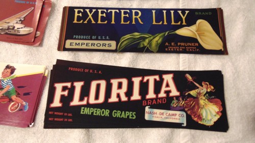 DEALER LOT OF 120 VINTAGE CRATE & CAN LABELS 10 EACH OF 12 DIFF. TYPES;LOT # 5 - Picture 8 of 9