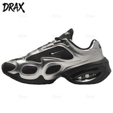 Size 9.5 - Nike Air Max Muse Black Metallic Silver W for sale