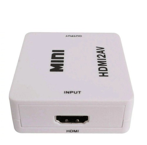 Mini Composite CVBS 3RCA HDMI to AV Video Converter Adapter 1080p 720p Upscaler - Picture 7 of 10