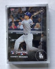 2016 Topps Now Dodgers West Div Champions Set 15 Card Set Seager RC Kershaw /383