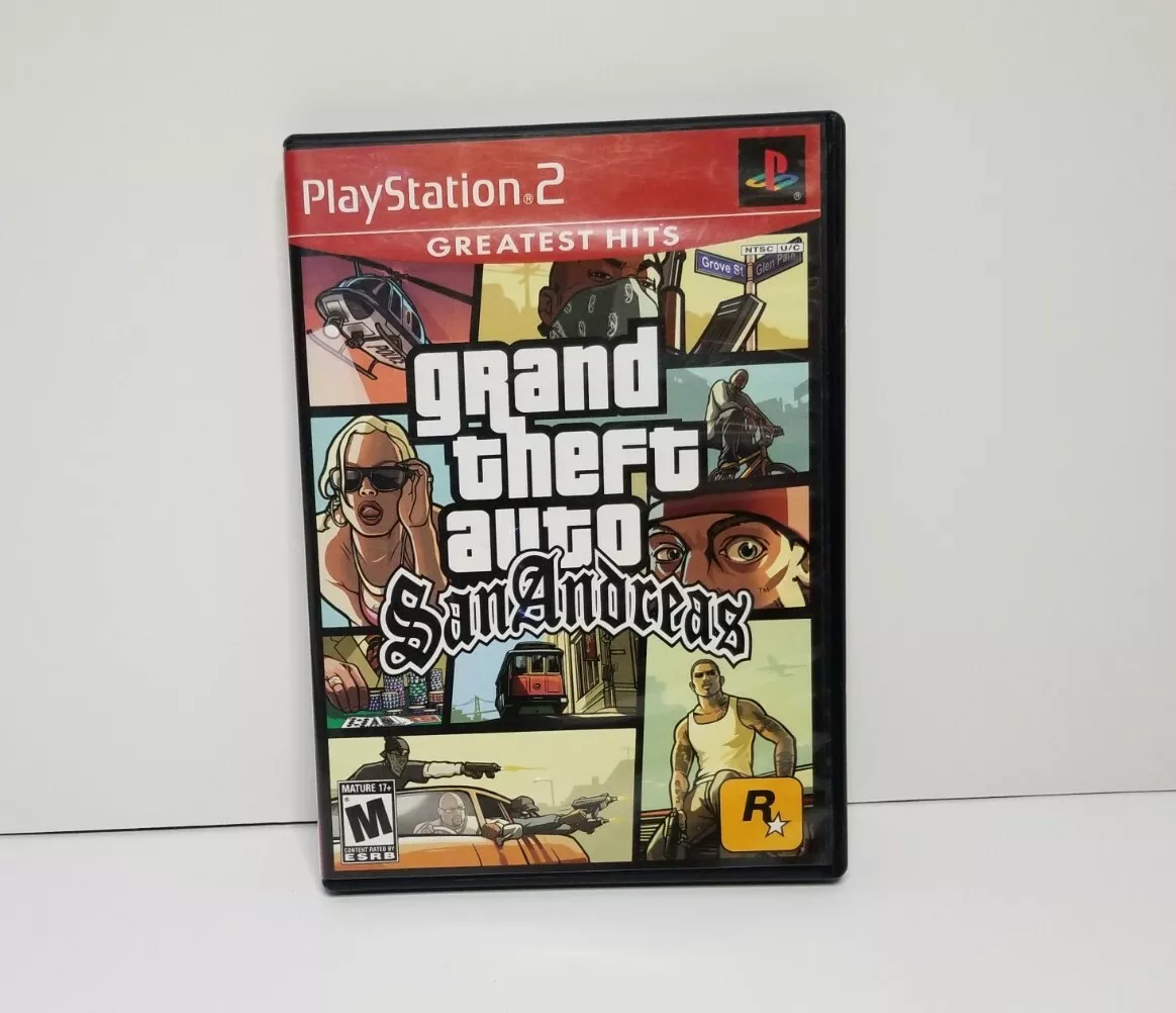 Grand Theft Auto San Andreas (PS2 PlayStation 2) TESTED WORKS - Free  Shipping!