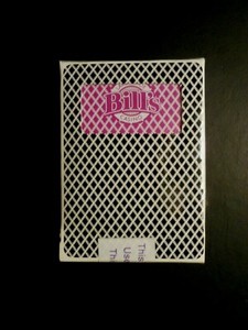 VTG OBSOLETE CASINO PLAYING CARDS BILLS LAKE TAHOE, NV UNSEALED PURPLE BACKS 