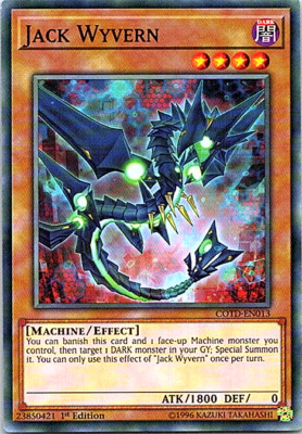 Jack Wyvern COTD-EN013 Yu-Gi-Oh! Card Light Play 1st Edition 