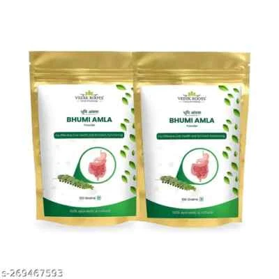 Organic & Natural Bhumi Amla Powder For Digestive Strength 100 Gram