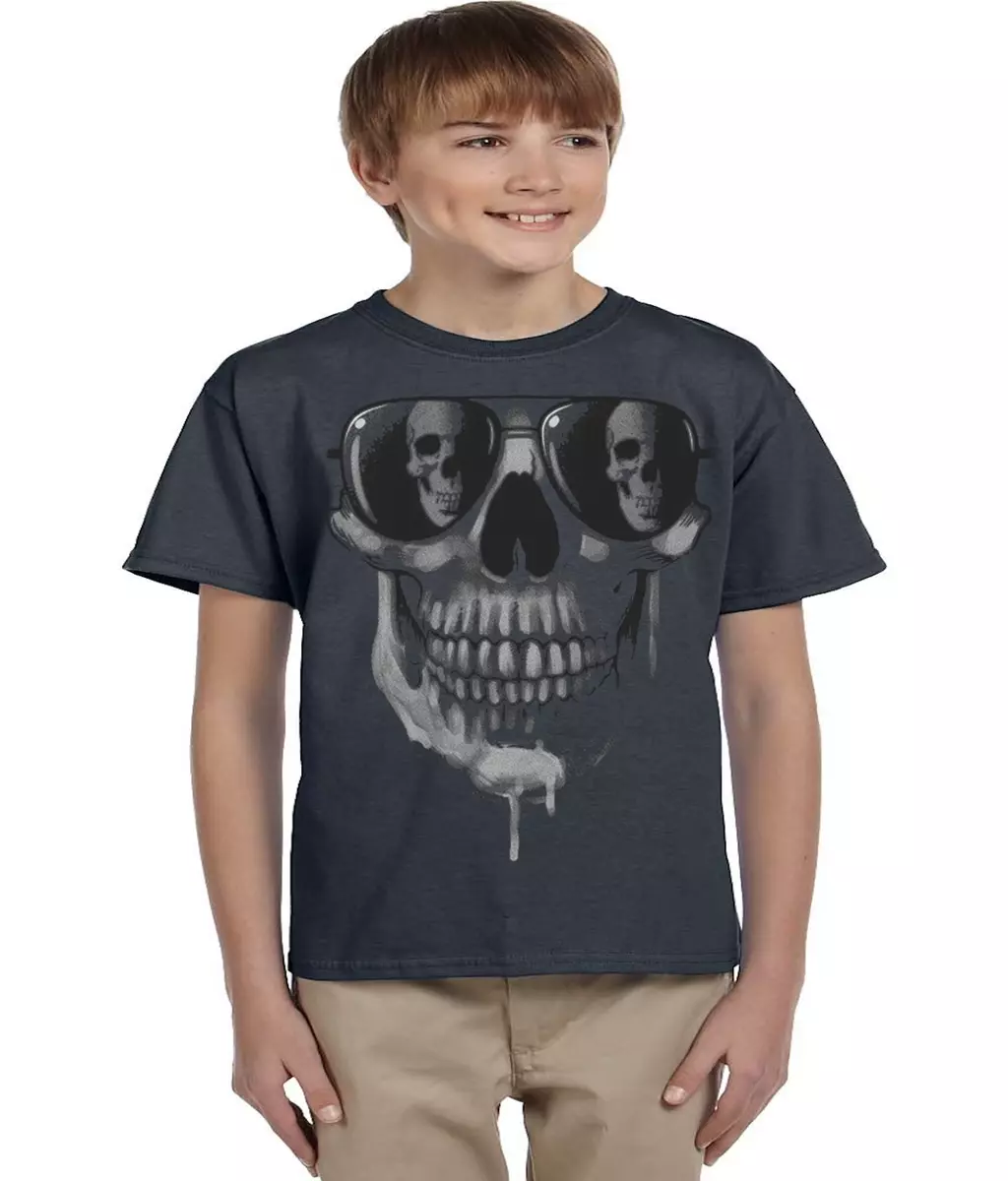 boys skull tshirt