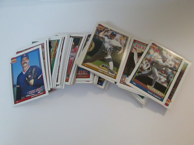 ASST. Random Lot of 87 Topps Baseball Cards All from 1991 Read Descpt. RESELLERS