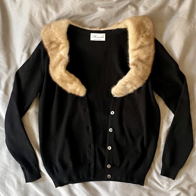 Rare Vintage Blumarine Fur Cardigan www.dosd.gov.lk