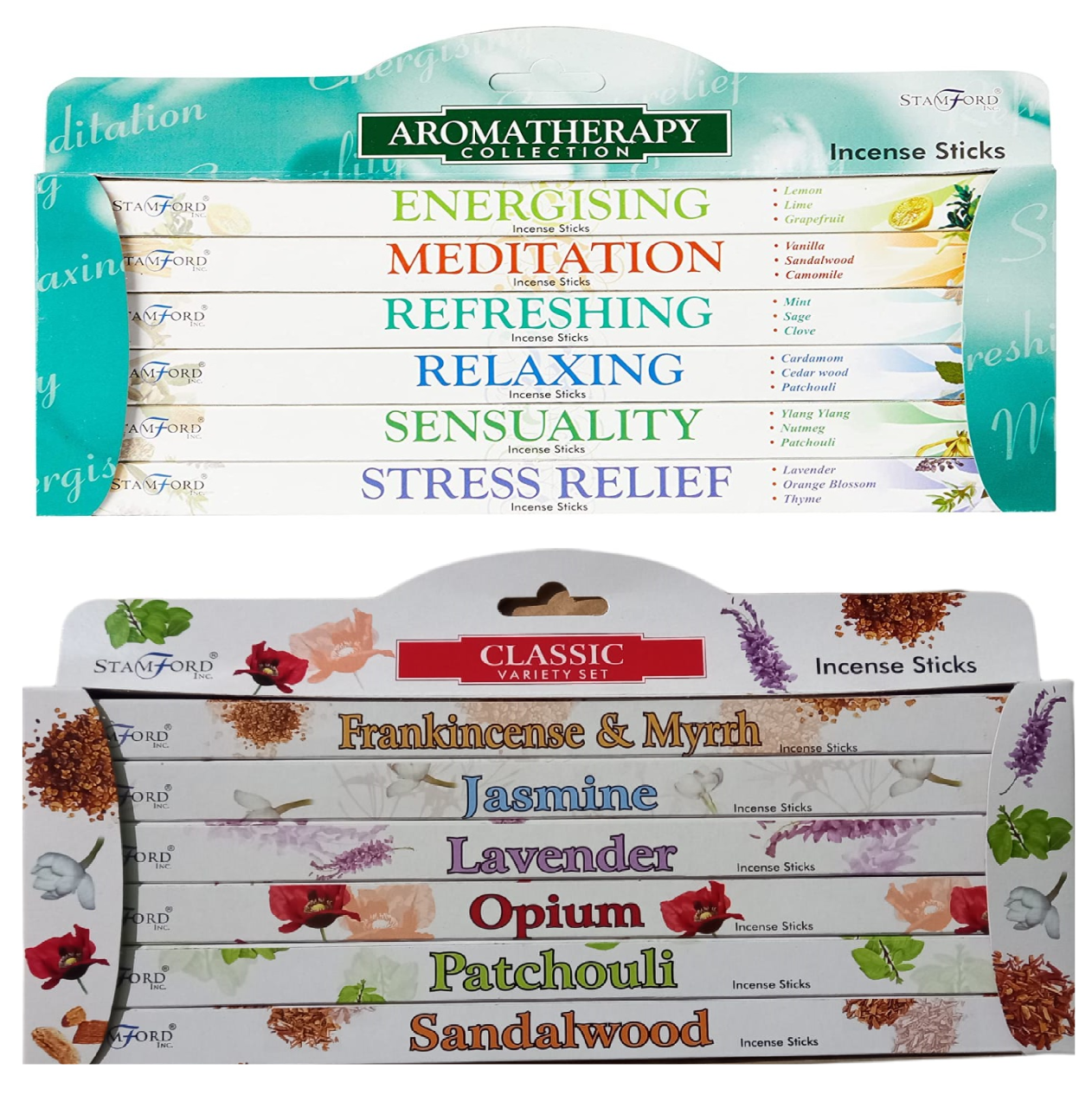 Incense Sticks Stamford Moods & Aromatherapy Gift Set of Premium