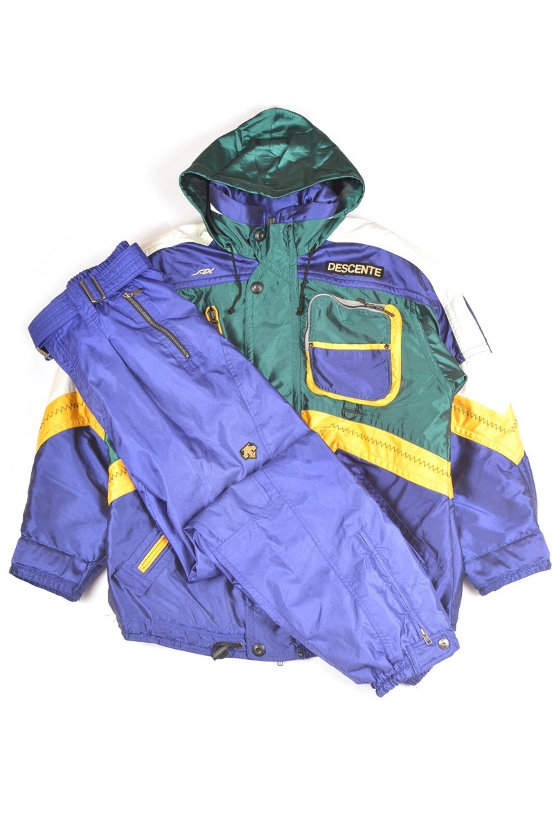 Descente Suisse Swiss Ski Team Vintage 90s Ski Suit Jacket Pants