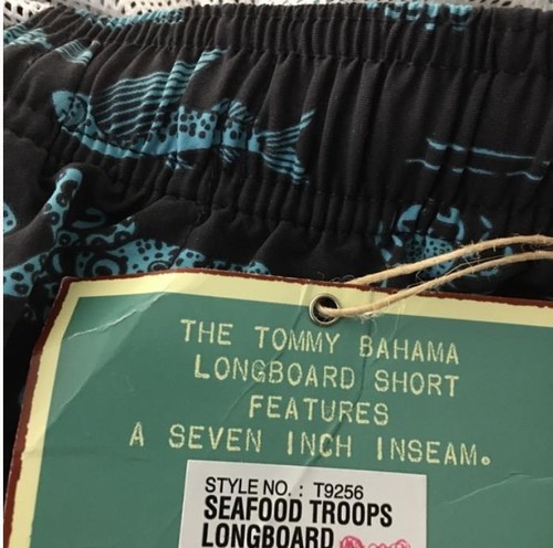 Tommy Bahama Mens Swim Trunks Longboard Shorts Swim Trunks Size S - Picture 4 of 4