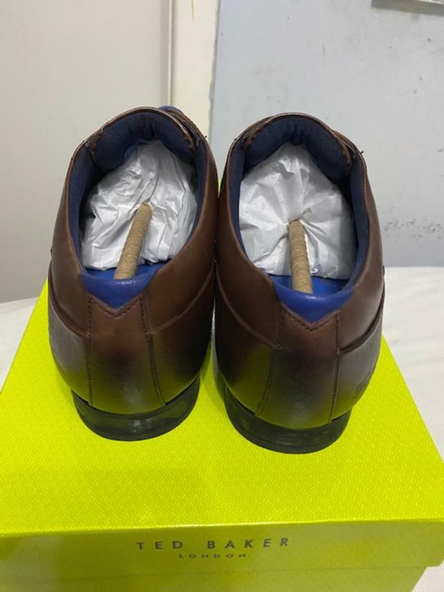 Ted Baker Tifir Mens Brown Leather Lace 