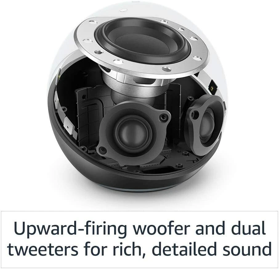 New Echo (4th Gen) | Smart Speaker w premium sound, home hub Alexa - ships to PR - Image 4 of 4