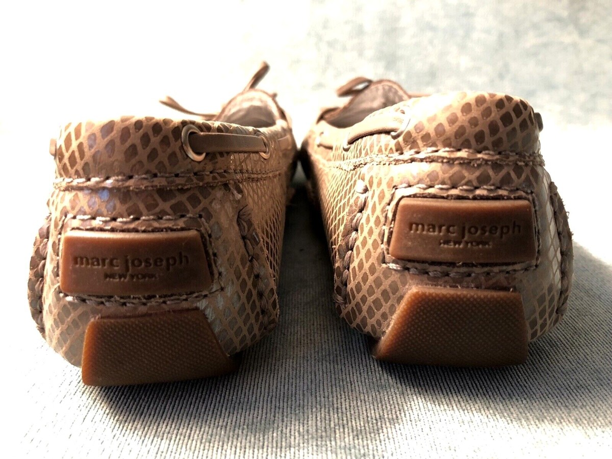 MARC JOSEPH Women Cypress Hill Leather Driving Loafers Snake  display picture 1
