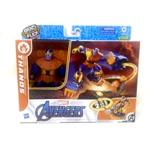 Avengers Marvel Bend and Flex Missions Thanos Fire Mission Figure - New