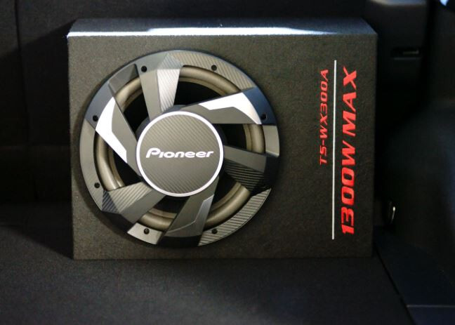 Pioneer TS-WX300A Amplified Car Subwoofer - Black for sale online