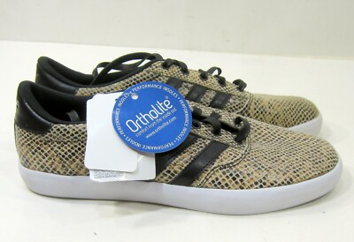 g65905 ADI M.C. LOW 'SNAKESKIN'  black/black/running white MEN Size  9/8