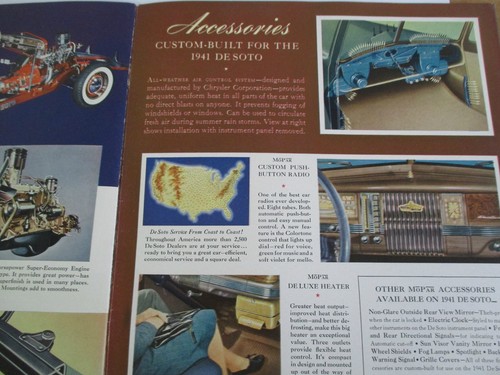 DE SOTO For 1941, 17 Feet of Sheer Beauty Advertising Book - Picture 6 of 6