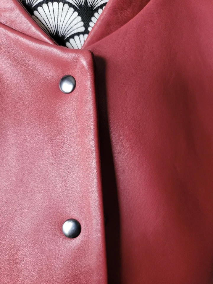 Veste en cuir véritable, TS - Comptoir des Cotonniers - Photo 4/4