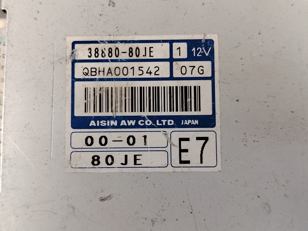 SUZUKI SX4 GY EY 2.0L AUTO J20A Transmission Computer Module TCM