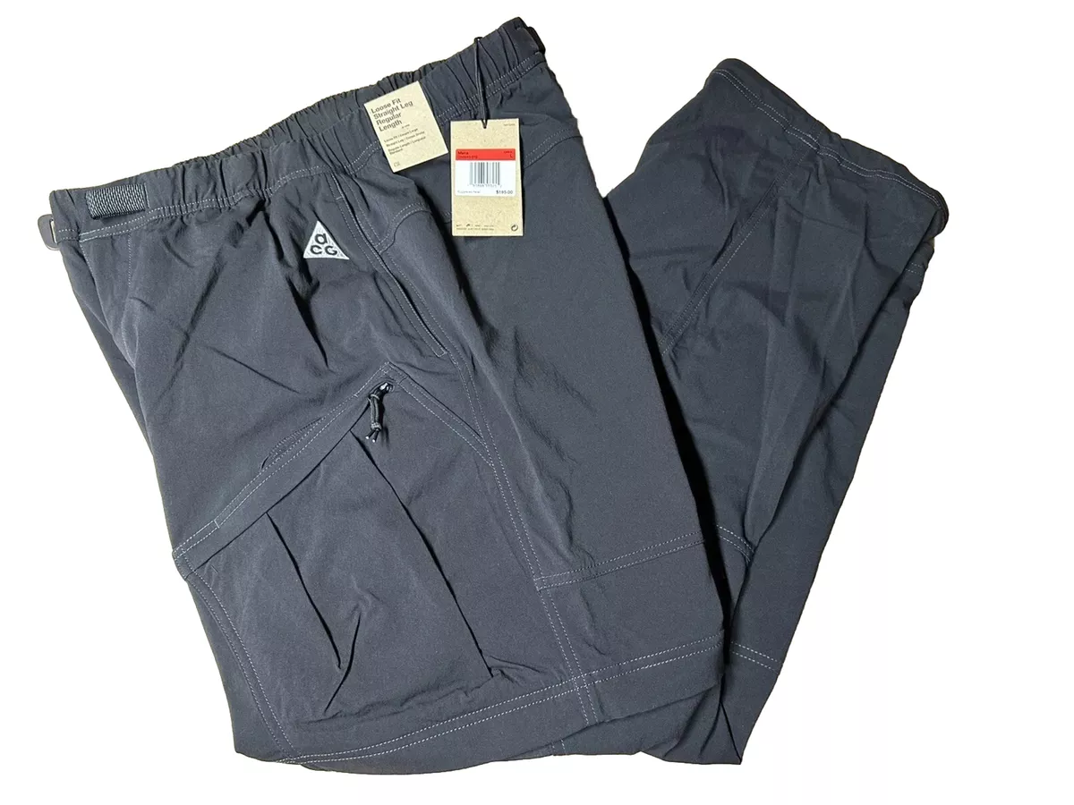 Nike ACG Smith Summit Cargo Pants Sz Large Men s Black DN3943 010