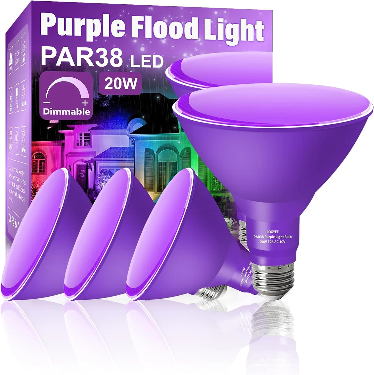 Purple spot on sale light bulbs