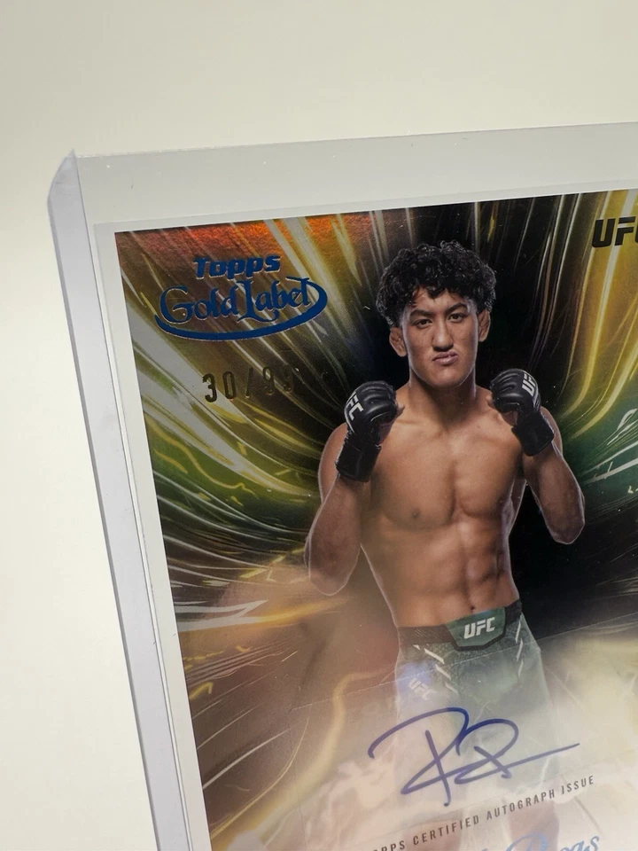 2024 Topps Gold Label UFC Raul Rosas Surging Signatures Auto #SGS-RAR Blue /99 - Image 2 of 3