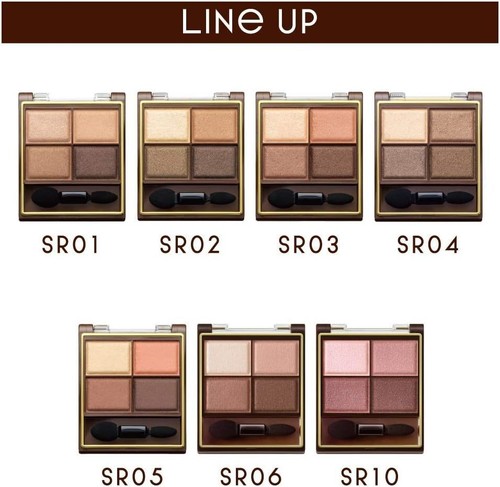excel Skinny Rich Shadow SR10 Peony Brown Palette Eyeshadow - Picture 8 of 9