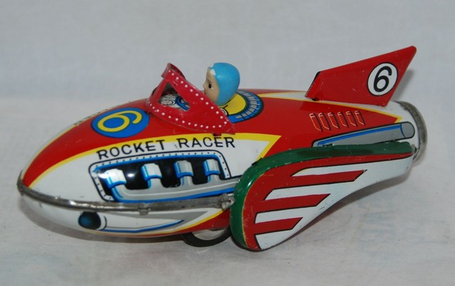 tin rocket toy