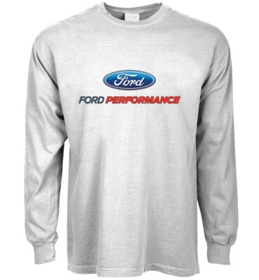 Ford Performance Mustang T-shirt Mens Long Sleeve Graphic Tees Ford Trucks 