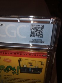 The Ren & Stimpy Show Buckeroo$! CGC 8.0 A+ NES Nintendo Factory Sealed Game 91