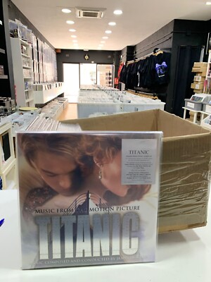 Titanic - Original Motion Picture Soundtrack 2LP 2023 Silver & Black Marbled
